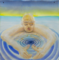hytonen/2026/PETRI_HYTONEN_VORTEX_BOY_2026_AKVARELLI_PAPERILLE_140X138CM